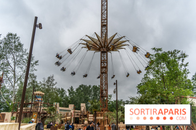 Parc Astérix : inauguration de la Tour Numérobis avec Jamel Debbouze