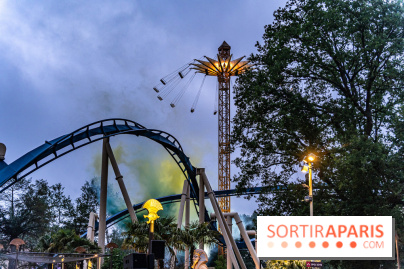 Parc Astérix : inauguration de la Tour Numérobis avec Jamel Debbouze