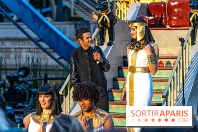 Parc Astérix : inauguration de la Tour Numérobis avec Jamel Debbouze