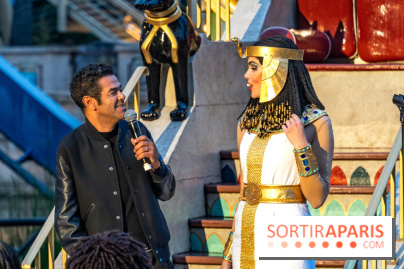 Parc Astérix : inauguration de la Tour Numérobis avec Jamel Debbouze