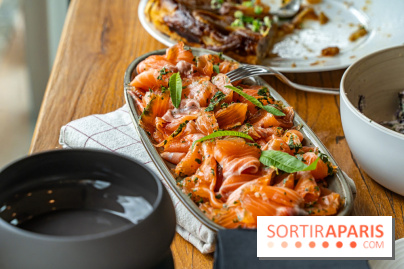 Le brunch maison de l'Auberge des 3 Hameaux, le fantastique brunch des Yvelines -  saumon