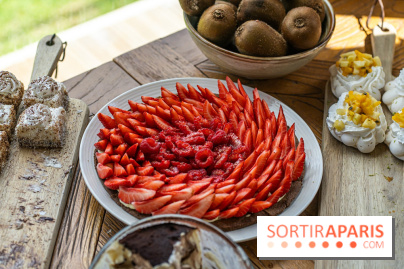 Le brunch maison de l'Auberge des 3 Hameaux, le fantastique brunch des Yvelines -  tarte aux fraises