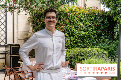 La terrasse jardin Summer de la Bauhinia au Shangri-La Paris