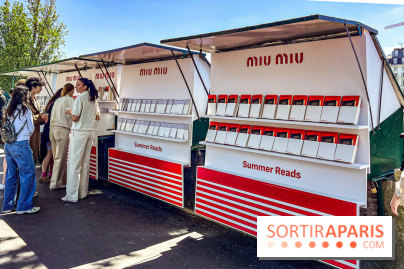 Miu-Miu distribue des livres et des glaces gratuites sur les quais parisiens !