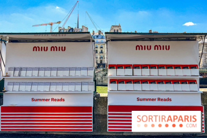 Miu-Miu distribue des livres et des glaces gratuites sur les quais parisiens !