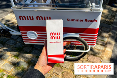 Miu-Miu distribue des livres et des glaces gratuites sur les quais parisiens !