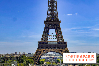 Tour Eiffel anneaux jeux olympiques Paris 2024