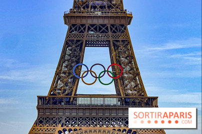 Tour Eiffel anneaux jeux olympiques Paris 2024