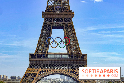 Tour Eiffel anneaux jeux olympiques Paris 2024