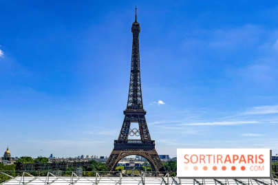 Tour Eiffel anneaux jeux olympiques Paris 2024
