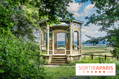 Le kiosque du belvédère de Chatillon à Risny-sur-Seine en Yvelines