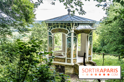 Le kiosque du belvédère de Chatillon à Risny-sur-Seine en Yvelines