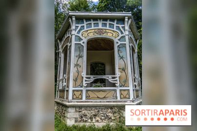 Le kiosque du belvédère de Chatillon à Risny-sur-Seine en Yvelines