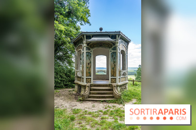 Le kiosque du belvédère de Chatillon à Risny-sur-Seine en Yvelines