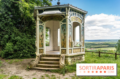 Le kiosque du belvédère de Chatillon à Risny-sur-Seine en Yvelines