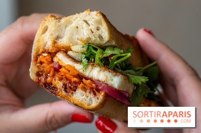 Hoa Cà Phê, le Coffee Shop Vietnamin du 11e à Paris -  banh mi végétarien