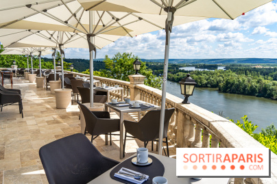 Le Brunch à volonté du belvédère au Domaine de la Corniche dans les Yvelines - photos -  terrasse