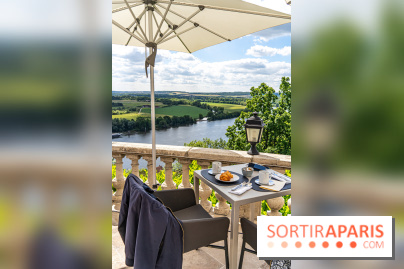Le Brunch à volonté du belvédère au Domaine de la Corniche dans les Yvelines - photos -  terrasse