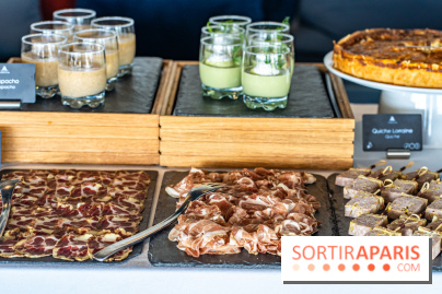 Le Brunch à volonté du belvédère au Domaine de la Corniche dans les Yvelines - photos -  charcuteries