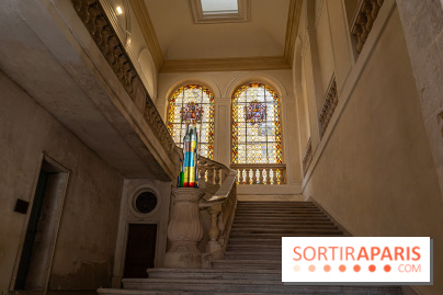 Le Château de la Roche Guyon, le château troglodyte dans le Val-d'Oise - 95 -  escalier