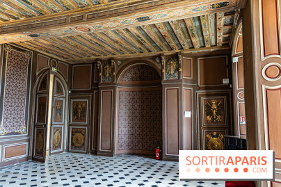 Le Château de la Roche Guyon, le château troglodyte dans le Val-d'Oise - 95 -  salle des gardes
