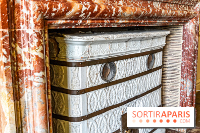 Le Château de la Roche Guyon, le château troglodyte dans le Val-d'Oise - 95 -  cheminée