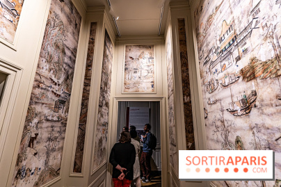 Le Château de la Roche Guyon, le château troglodyte dans le Val-d'Oise - 95 -  tentures