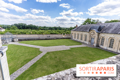 Le Château de la Roche Guyon, le château troglodyte dans le Val-d'Oise - 95 -  terrasse