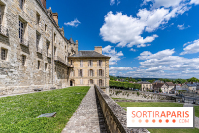 Le Château de la Roche Guyon, le château troglodyte dans le Val-d'Oise - 95 -  terrasse