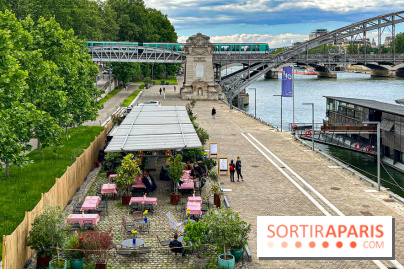 Chouchou sur Seine, la terrasse festive de l'hôtel Chouchou sur les quais parisiens