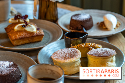 Brunch du Vesper Paris 7e - buffet à volonté et plats à table - desserts - fluffy pancakes