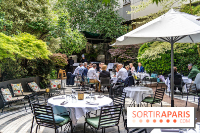 La terrasse du Jardin Privé à Châtelet Les Halles en mode barbecue