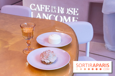 Le Café de la Rose Lancôme par Nina Métayer sur les Champs-Elysées à Paris