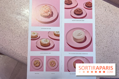 Le Café de la Rose Lancôme par Nina Métayer sur les Champs-Elysées à Paris - les pâtisseries 