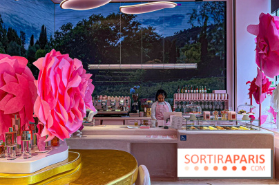 Le Café de la Rose Lancôme par Nina Métayer sur les Champs-Elysées à Paris - Exposition Siège Social Sisley 1086303