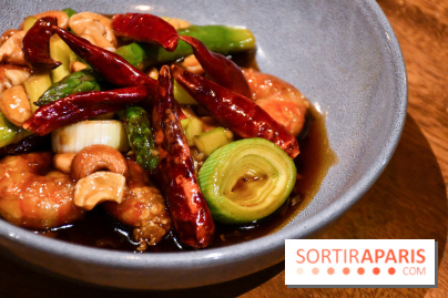Madame Fan, le restaurant gastronomique chinois à Paris  -  crevettes Kung Pao