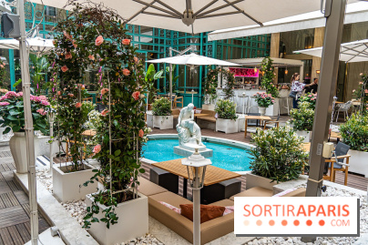 La Terrasse des Roses au Westin Paris Vendome, le patio floral confidentiel