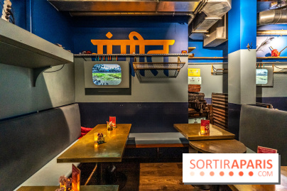 Brunch indien à Paris par Baranaan et Pingwoo -  salle restaurant Paris 10e