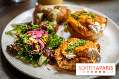 Brunch indien à Paris par Baranaan et Pingwoo -  oeufs Bénédicte au curry