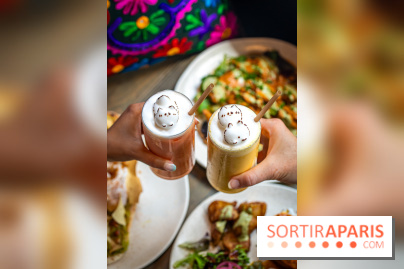 Brunch indien à Paris par Baranaan et Pingwoo -  lassis rose et mangue