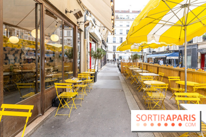 Belle Maison, Bistrot iodé, restaurant de poissons et fruits de mer Paris 9 - terrasse