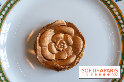 Le Tea Time de la Reine d'Ore à Versailles -  cookie fleur