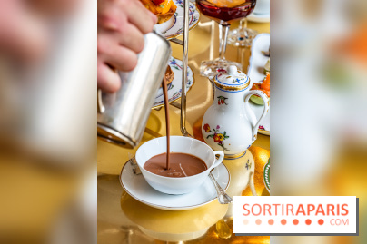 Le Tea Time de la Reine d'Ore à Versailles -  chocolat chaud Ducasse