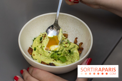 Fana Bistrot, le restaurant bistronomique du 18e avec terrasse et vue Sacré Cœur -  oeuf parfait