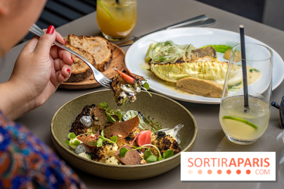 Fana Bistrot, le restaurant bistronomique du 18e avec terrasse et vue Sacré Cœur -  hou fleur végétarien
