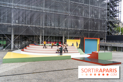 Cycloïde Piazza, le skatepark et œuvre d’art de Raphaël Zarka au Centre Pompidou