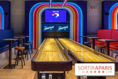 Shuffled, l'enseigne de shuffleboard à Boom Boom Villette - IMG 8533