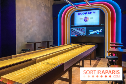 Shuffled, l'enseigne de shuffleboard à Boom Boom Villette - IMG 8599