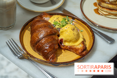 Inform Café, le coffee shop brunch sur fond de monument historique au Citéco -  croissant Bénédicte jambon