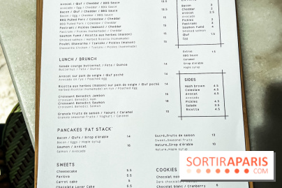 Inform Café, le coffee shop brunch sur fond de monument historique au Citéco - Carte du brunch - menu 